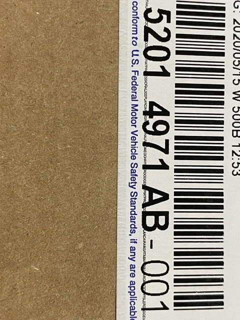 52014971AB OEM 2014-19 DODGE RAM 1500 3,0 л охлаждающая жидкость 3-ходовой клапан - Изображение 4 из 4