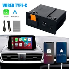 For Mazda 2 3 6 CX-3 CX-5 CX-9 CarPlay & Android Car Auto Retrofit Kit HUB Unit