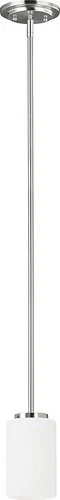 Sea Gull Lighting 61160-05 Oslo One-Light Mini Pendant Chrome NEW FACTORY SEALED - Picture 1 of 3