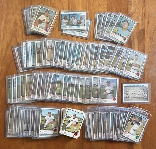 1973 Topps Boston Red Sox Team Set + Stars (Clemente, Nolan Ryan)  186 Cards