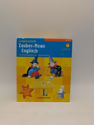 Zauber-Memo Englisch Langenscheidt Memory Lernspiel Gesellschaftsspiel 
