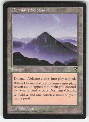 1997 Dormant Volcano Visions MTG