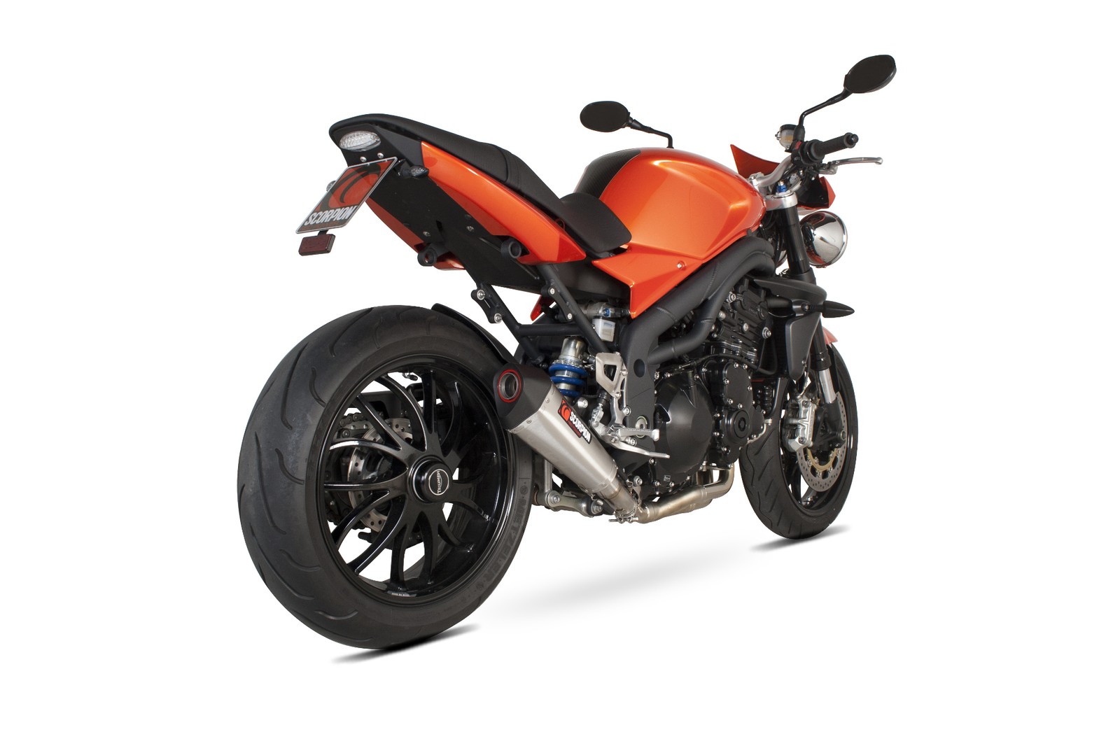 Triumph Speed Triple 1050 08-10 Scorpion Exhaust Serket Stainless RTR66SESEO
