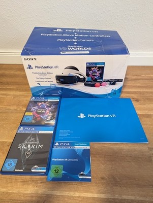 Sony Playstation 4 VR Brille,VR Worlds Pack mit Kamera,Move Controller &Spiele