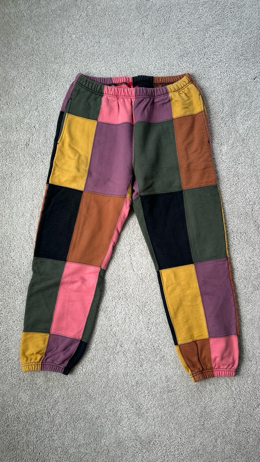 Supreme Heavyweight Patchwork Sweatpants Size Med… - image 1