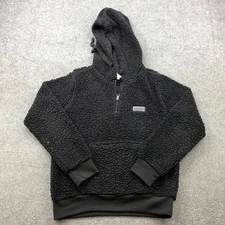 Simply Southern Pullover Womens Medium Sherpa Fleece Hooded Warm Soft