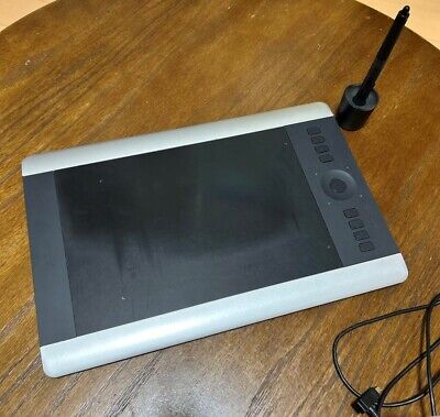 Wacom Intuos Pro Special Edition PTH-651 S1 Pen Touch Tablet Medium Silver  Black | eBay