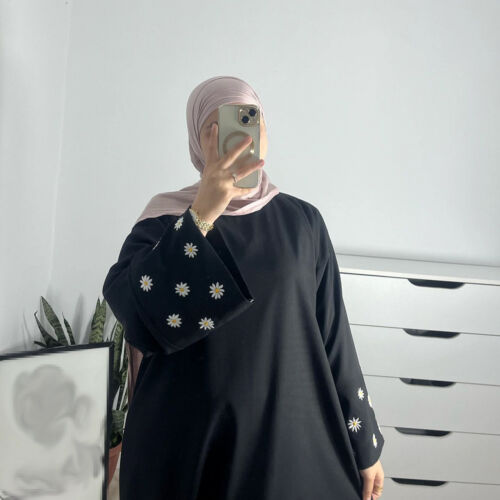 Modest Abaya Women Muslim Long Maxi Dress Turkey Kaftan Cocktail Party Dresses - Foto 34 di 35