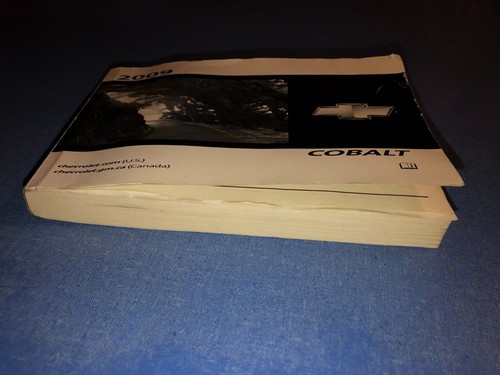 2009 Chevrolet Cobalt Paperback Owner's Manual - Picture 6 of 6
