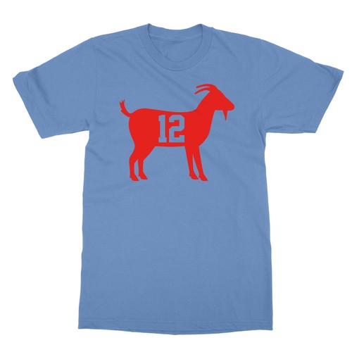 Tom Brady GOAT New England Patriots Fan Super Bowl 53 Men's T-Shirt - Picture 5 of 15