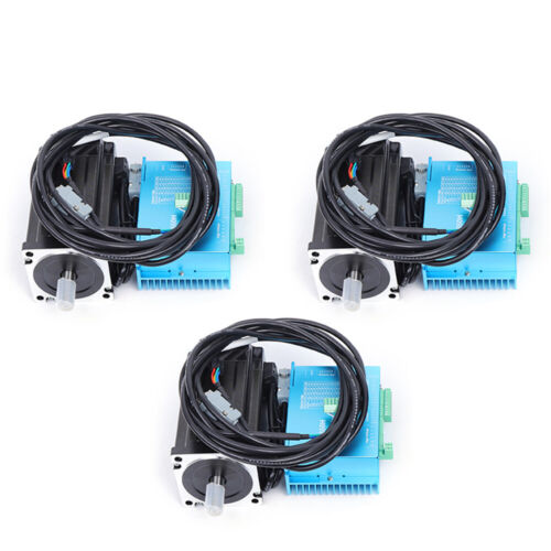 Kit de servoconductor híbrido de CA con motor paso a paso de circuito cerrado Nema34 12 Nm 3 ejes 86HBS120 - Imagen 22 de 24