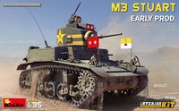 Miniart 35404 M3 Stuart FrüHe Prod. Interior Kit 1:35 Bausatz Neu