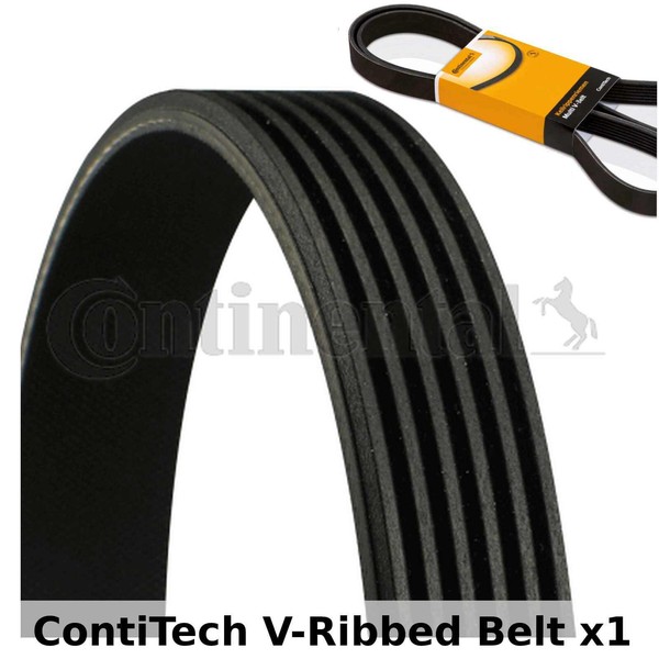 ContiTech Keilrippenriemen 6PK1000 , 6 Rippen Keilrippenriemen FüR Lichtmaschine-image