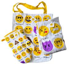 Emoji Emoticon Oven Gloves, Shopping bag, Apron