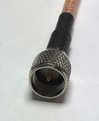 RG400 Coax Cable Assembly | BNC Male To Mini UHF Male | Double Shield | Pick Length | American Coaxial