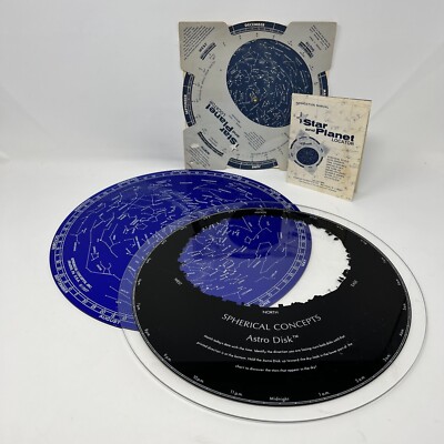 Astro Disc Spherical  Stargazer Astronomy Chart AND Stary & Planet Locator