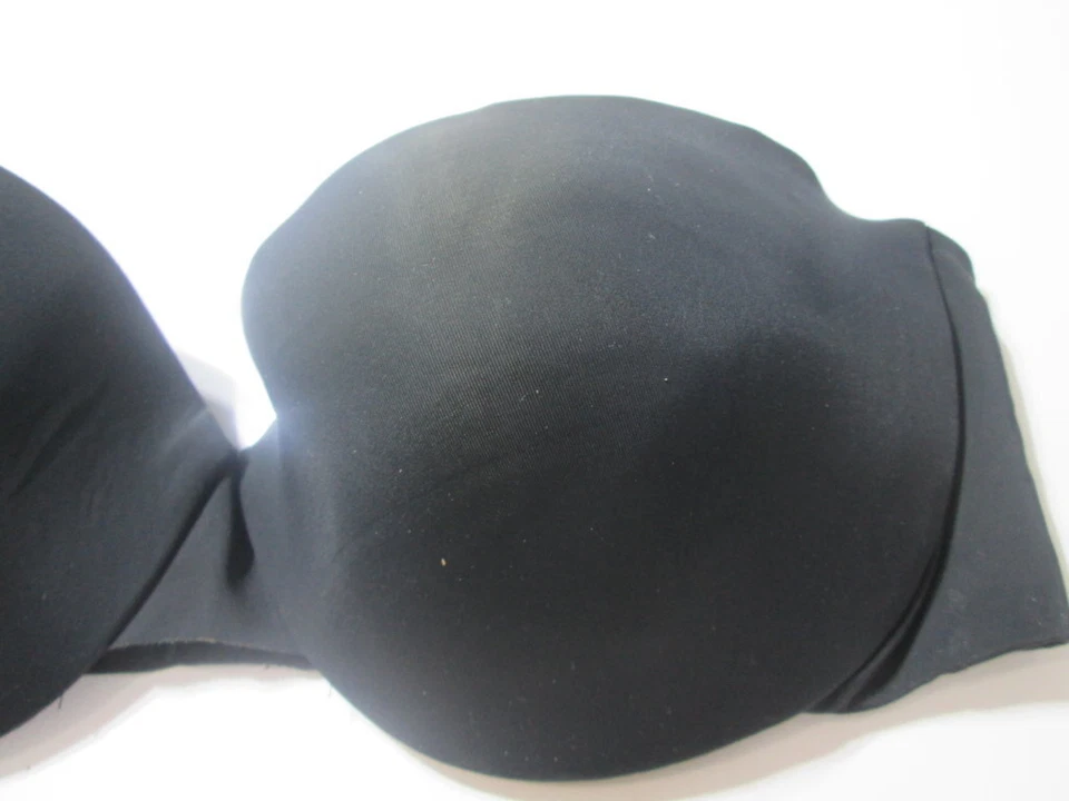 Sujetador Gap Body Talla 36C Negro Forrado con Aros Ajustable Sin Tirantes Balconette Foto 4 de 4