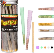 Colorful Pre Rolled Cones, 50 Pack King Size Preroll Cones Rolling Papers, Pre R