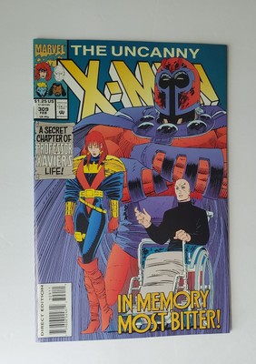 Uncanny X-Men #309 Marvel 1994 A SECRET CHAPTER OF PROFESSOR XAVIER'S LIFE!