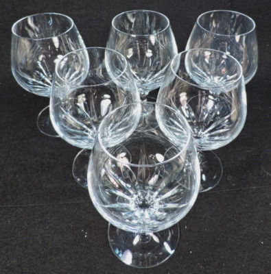 set of 6 SCHOTT-ZWIESEL ''GALA'' BRANDY SNIFTERS / GLASSES (FLAWLESS)