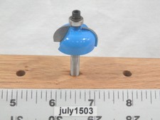 (1) NEW  3/8" Radius Cove Edge Profile Carbide Tipped Router Bit Classical w2