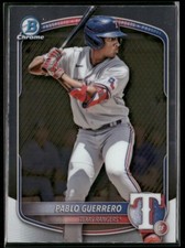 2025 Bowman Chrome Prospects #BCP-144 - Pablo Guerrero - Rangers!