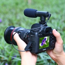 Audio Stereo Recording Vlogging Professional Interview Microphone for DSLR  DV