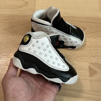 Nike Air Jordan13 Retro TD He Got Game White/True Red/Blk 414581-104 Size 4C EUC