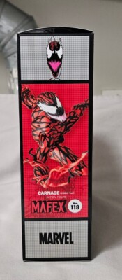 MAFEX カーネイジ　中古美品 Medicom Toy MAFEX No.118 Amazing Spider-Man CARNAGE COMIC Ver