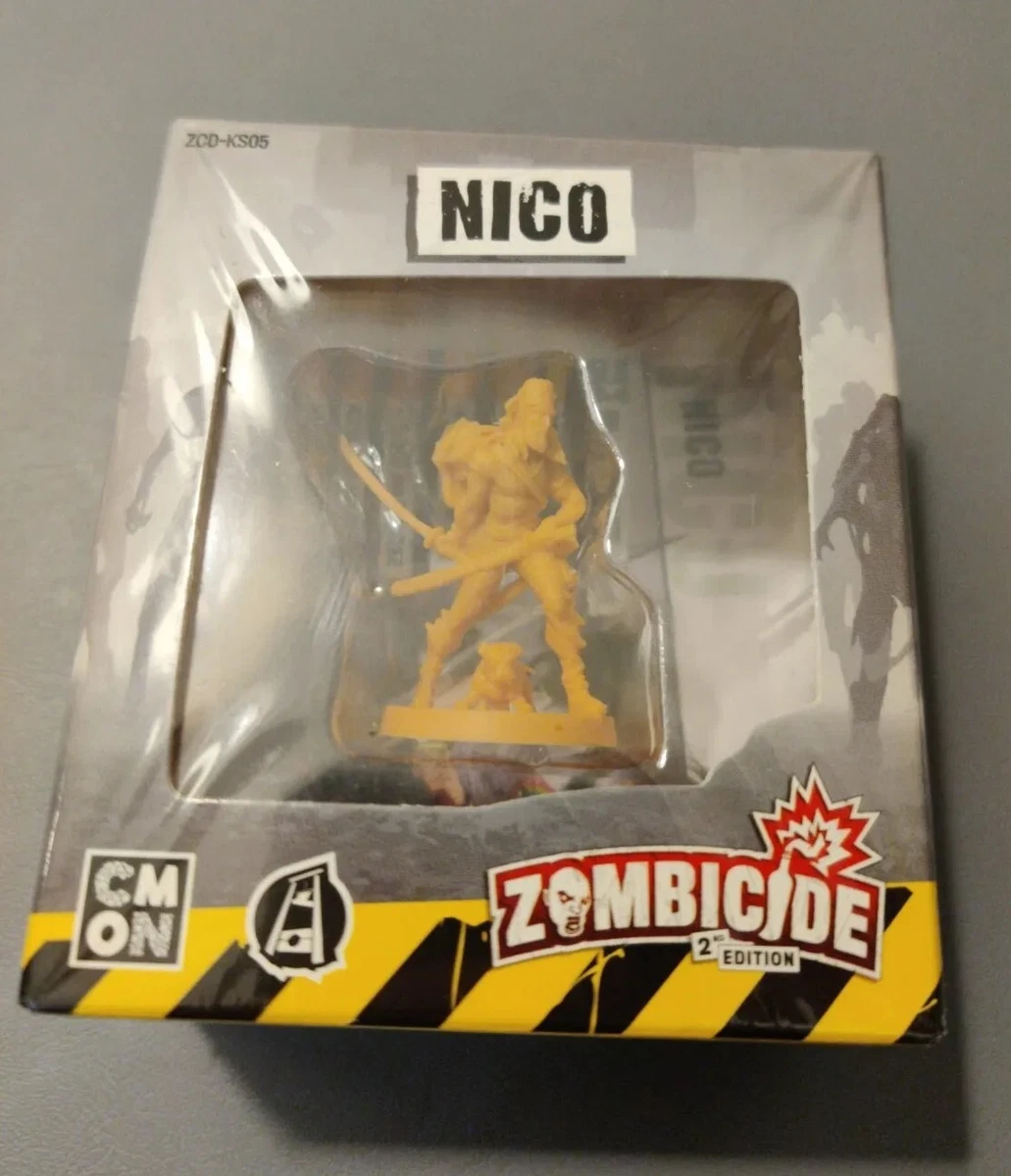 Zombicide 2nd Second Edition Survivor Nico Kickstarter Exclusive
