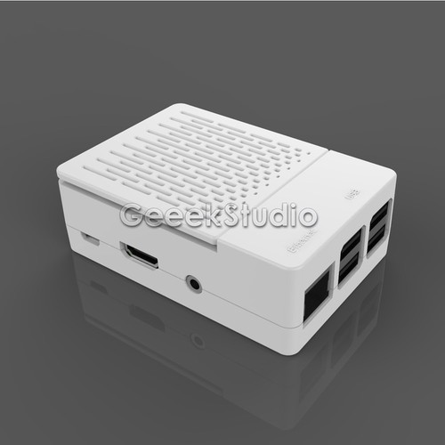ABS Case Enclosure Cover Kit With Heatsink Cooling fan For Raspberry Pi 3B+/3/2B - Picture 3 of 20