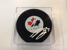 Ryan Murray Signed Team Canada Hockey Puck Columbus Blue Jackets Autographed b