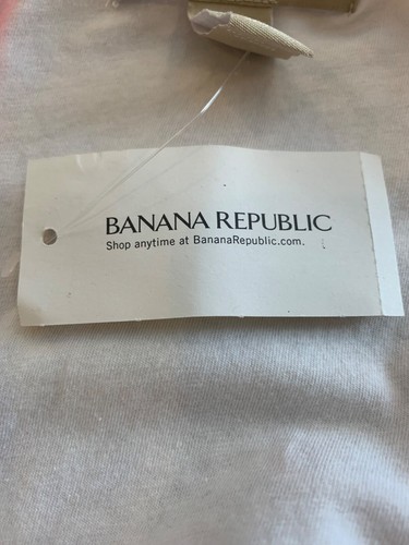 Nuovo con etichetta! Top peplo Banana Republic con paillettes motivo floreale avorio arancione taglia 4 - Foto 10 di 10