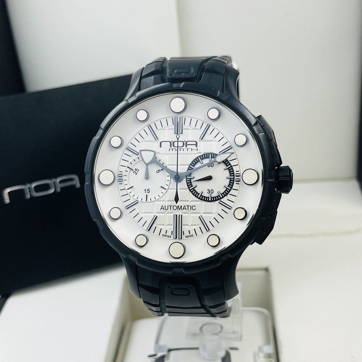 New NOA Mammoth Men's Watch Automatic Chronograph 48mm Swiss Made