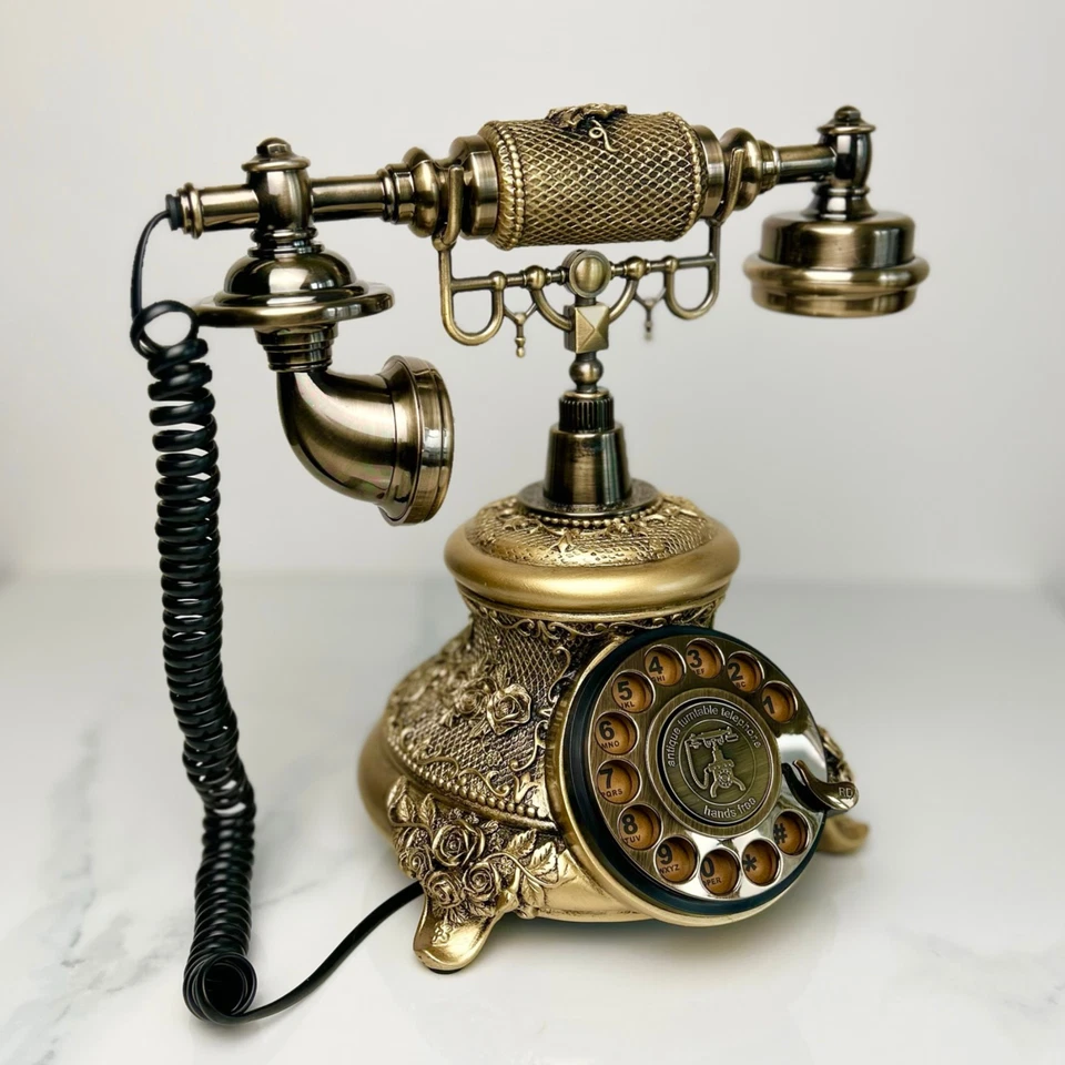 Vintage Wedding Audio Guestbook Gold Recorder Reusable Guest Book Phone Wedding - Image 2 of 4