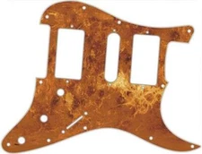 Stratocaster Graphical Pickguard Custom fit Fender HSH 11 Hole Rusty