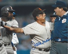 JACK MCKEON SAN FRANCISCO GIANTS MANAGER SIGNED AUTHENTIC 8x10 PHOTO w/COA MLB