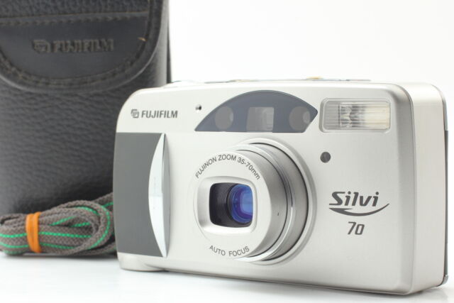 [Near MINT] Fujifilm Silvi 70 Silver Compact Film Camera 35-70mm From JAPAN