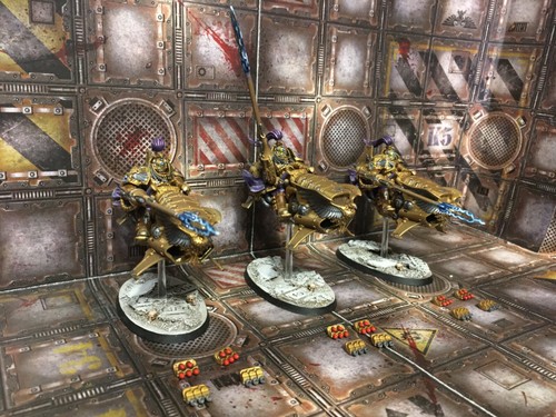 Warhammer 40k Adeptus Custodes Dawneagle Jetbikes COMMISSION Vertus Praetors 3 - Bild 7 von 8