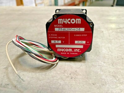 Mycom Nyden PF468M-02A 4.5 V 2.0 A 0.9 Deg/Step 4-Phase Stepping Motor - Stepper