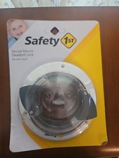 Safety 1ST Secure Mount Deadbolt Lock No-drill install HS162 - New