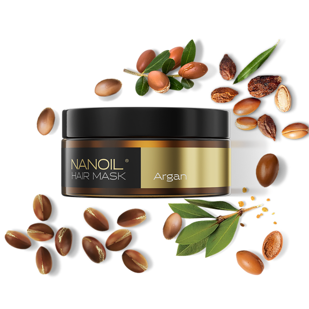 Maschera per capelli con argan Nanoil Argan Hair Mask 300ml - rigenerazione