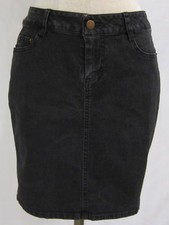 Black Denim Skirt Casual Comfortable Versatile