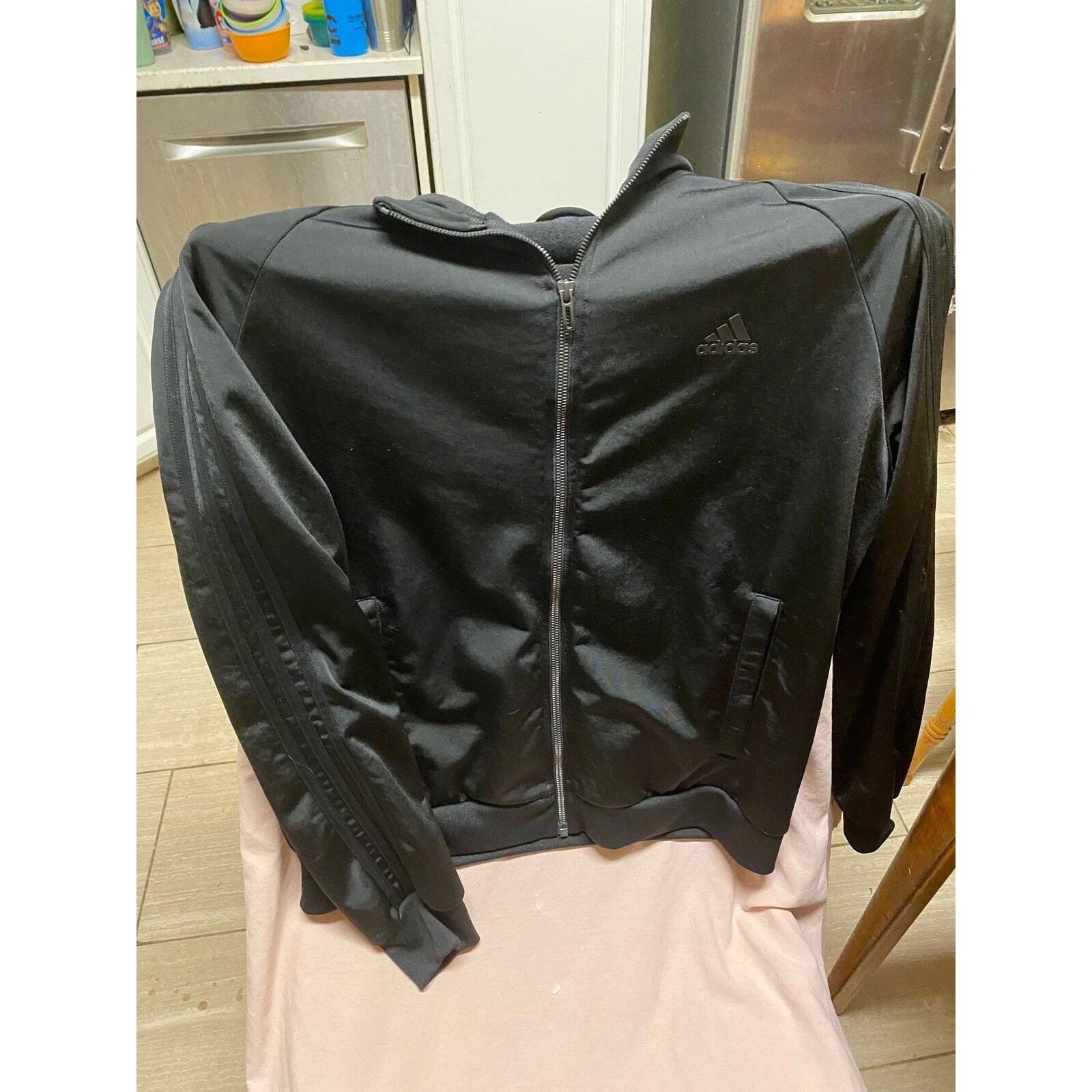 Adidas Black Jacket Size L