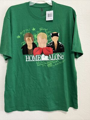 Home Alone Movie Shirt Adult Womens XL X-Large Battle Plan Kevin 