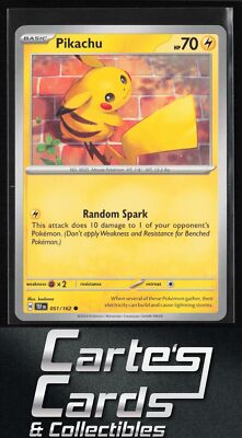 Pikachu Pokemon #051/162 Common | eBay