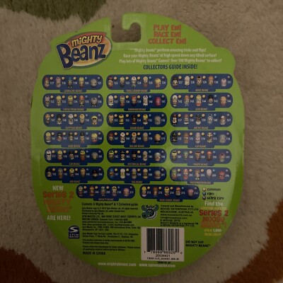 New In Package Mighty Beanz Series 2 Collector's Guide 6 Mighty