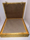 Vintage Brass Hardware Chinese Good Fortune Shadow Box — photo 8