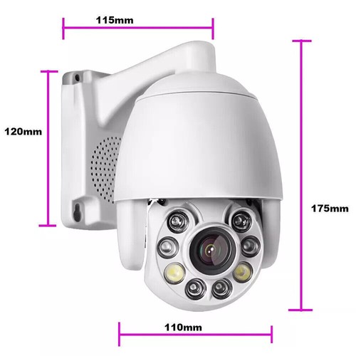 5MP POE 20X Zoom IP Camera Hybrid Light AI Auto Tracking PTZ Speed Dome Camera - Picture 7 of 17