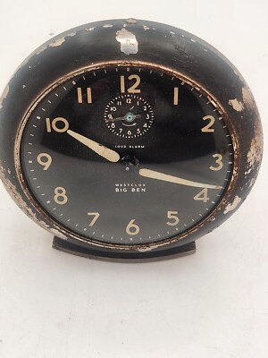 WESTCLOX Big Ben  Alarm Clock Model 2A 48H Works - Vintage